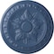 Ekena Millwork Exeter Ceiling Medallion (Fits Canopies up to 3 1/8"), Hand-Painted Americana, 17 3/4"OD x 1 1/8"P CM17EXAMF - alternate 1